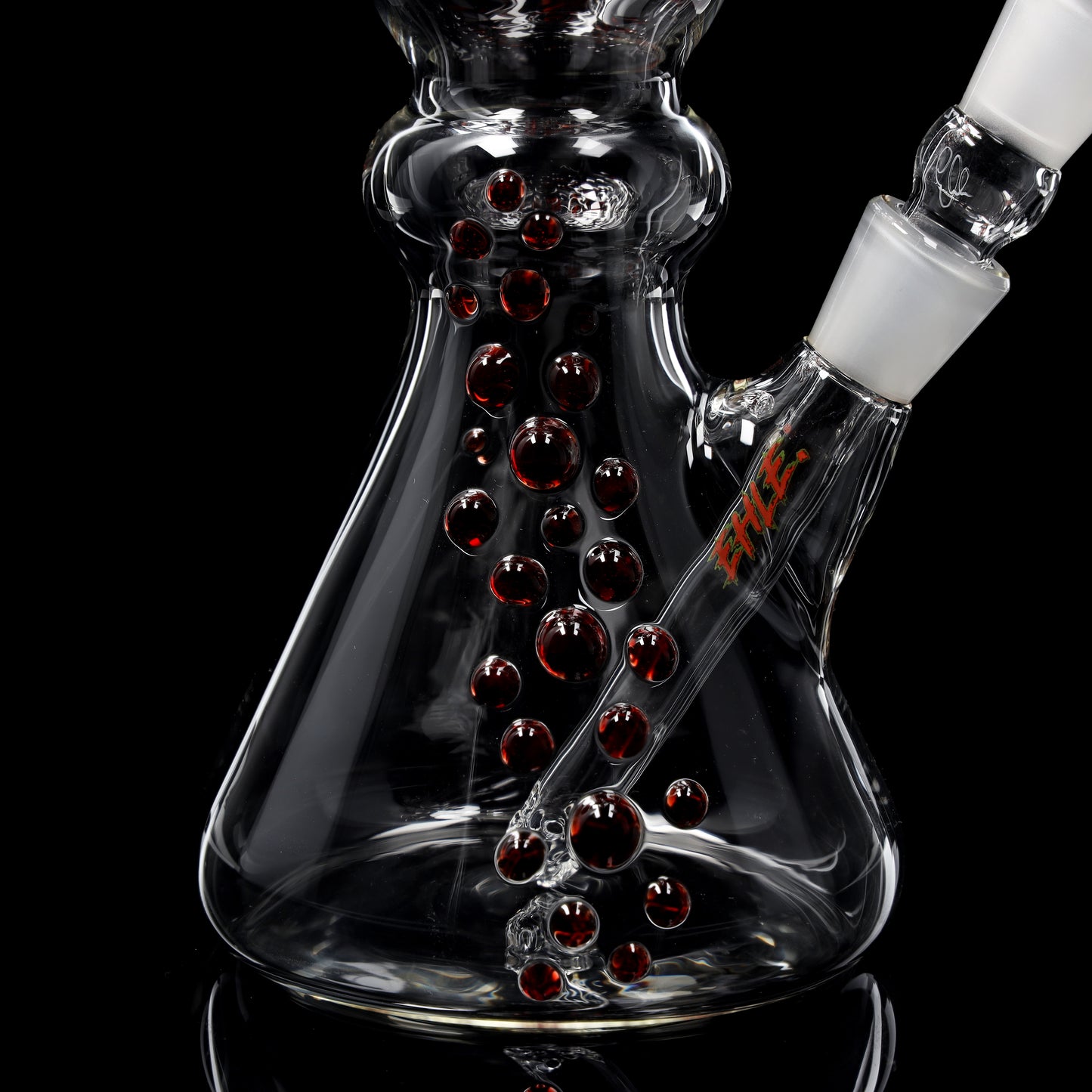 EHLE. Limited Edition: Valentine Beaker ,,Implosion" RED + Bag