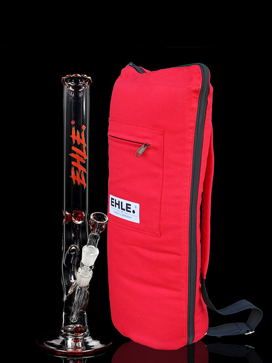 Red Series Bong #7 Zylinder 5mm  + Bag